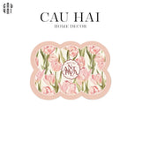 Tấm Lót Microfiber Natural Pinky 30X40-TẤM LÓT BÀN ĂN-CẬU HAI HOME DECOR