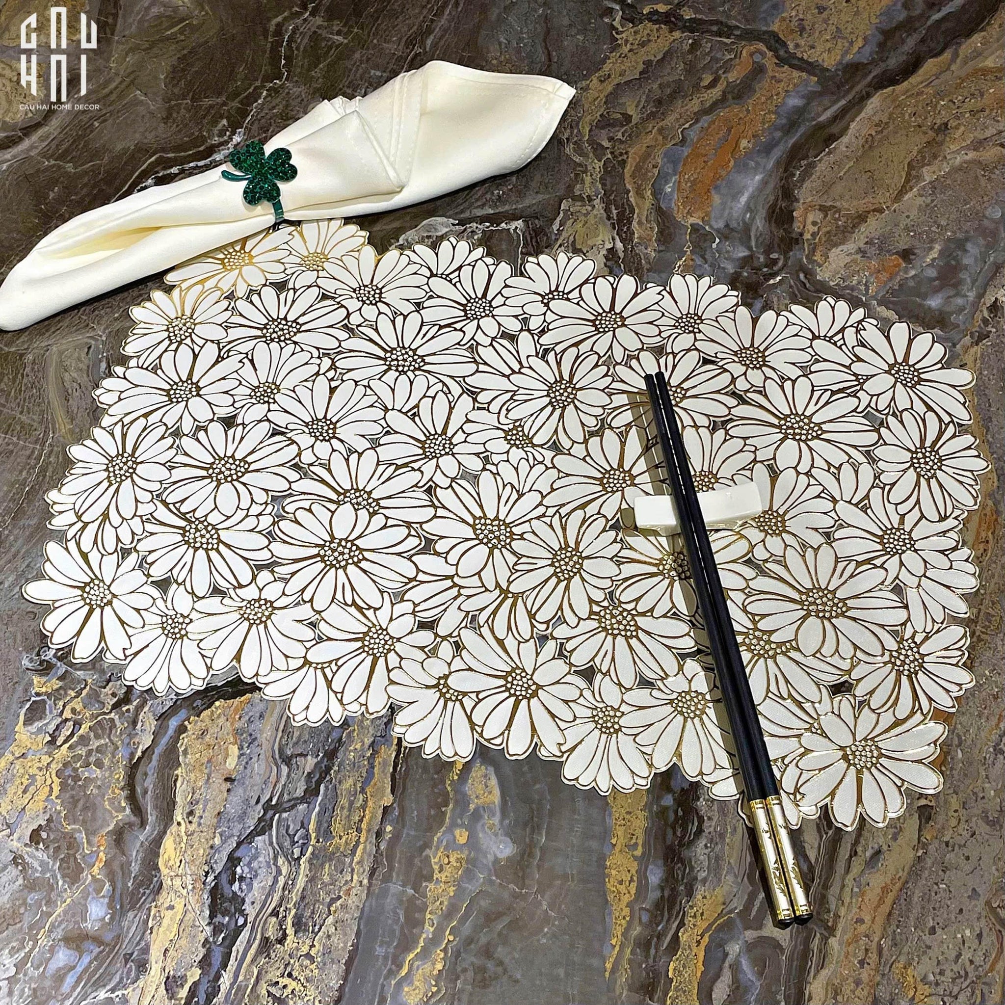 Tấm Lót Microfiber Oshire - Placemat - CẬU HAI HOME DECOR