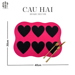 Tấm Lót Microfiber Sweetheart Glow-CẬU HAI HOME DECOR
