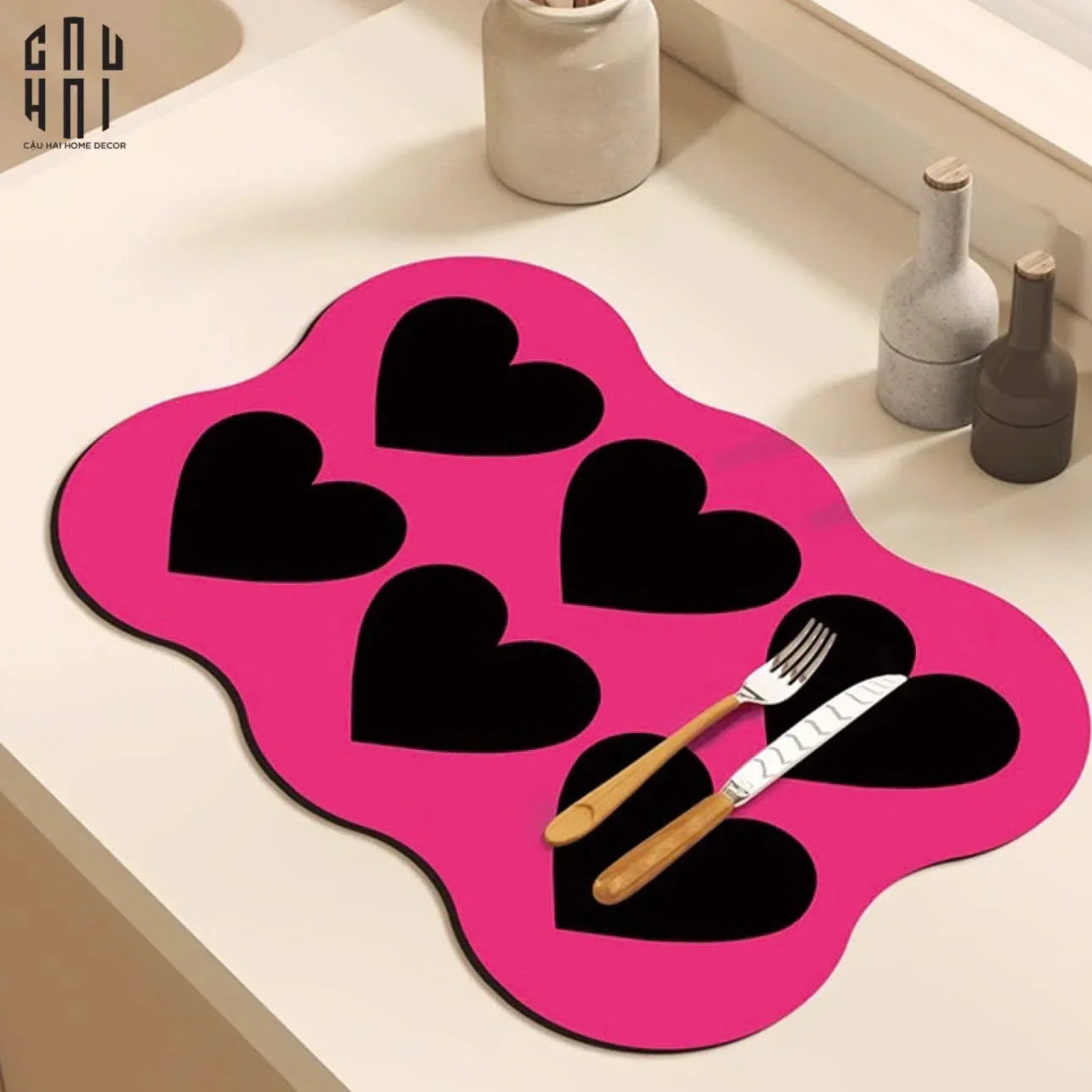 Tấm Lót Microfiber Sweetheart Glow-CẬU HAI HOME DECOR