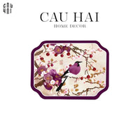 Tấm Lót Microfiber Violet Blossom Spring 30X40Cm-CẬU HAI HOME DECOR