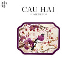 Tấm Lót Microfiber Violet Blossom Spring 30X40Cm-TẤM LÓT BÀN ĂN-CẬU HAI HOME DECOR