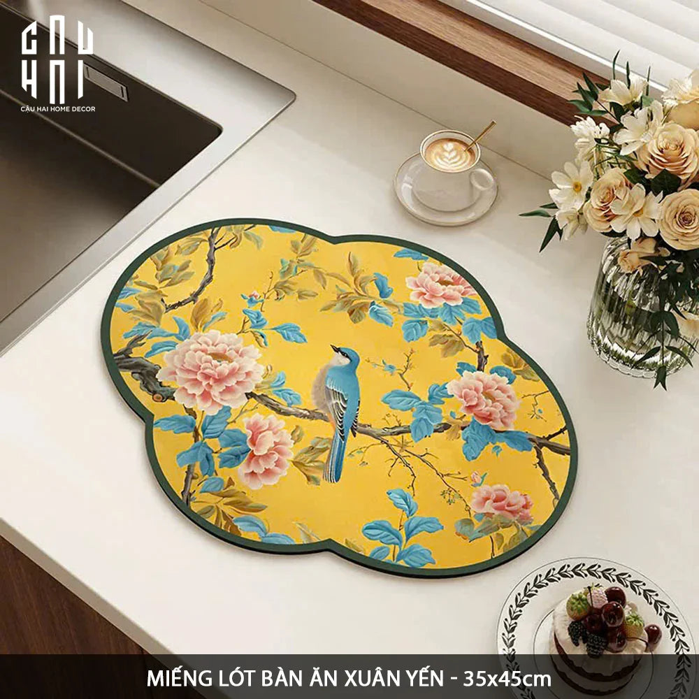 TẤM LÓT XUÂN YẾN - PLACEMAT "XUÂN YẾN" 35X45CM-CẬU HAI HOME DECOR