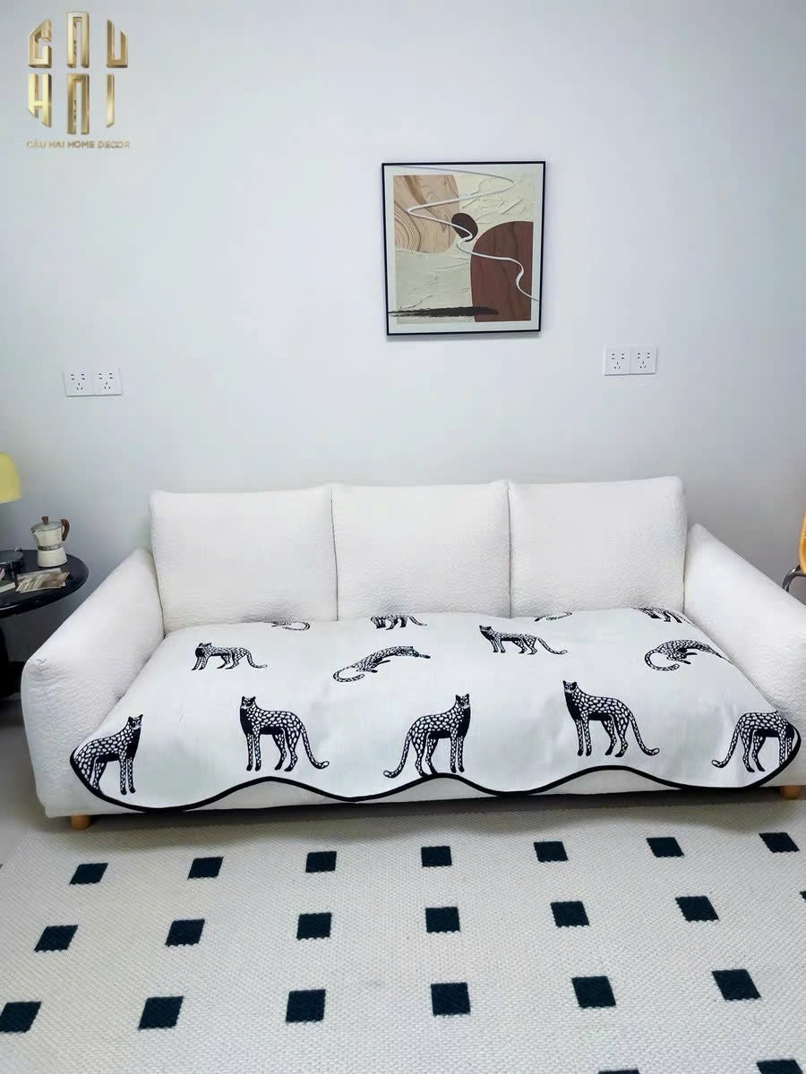 TẤM PHỦ SOFA - 90X210 - PANTHER SQUAD-CẬU HAI HOME DECOR