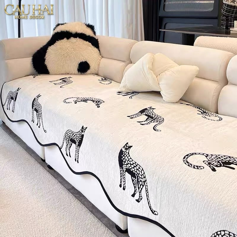 TẤM PHỦ SOFA - 90X210 - PANTHER SQUAD-CẬU HAI HOME DECOR