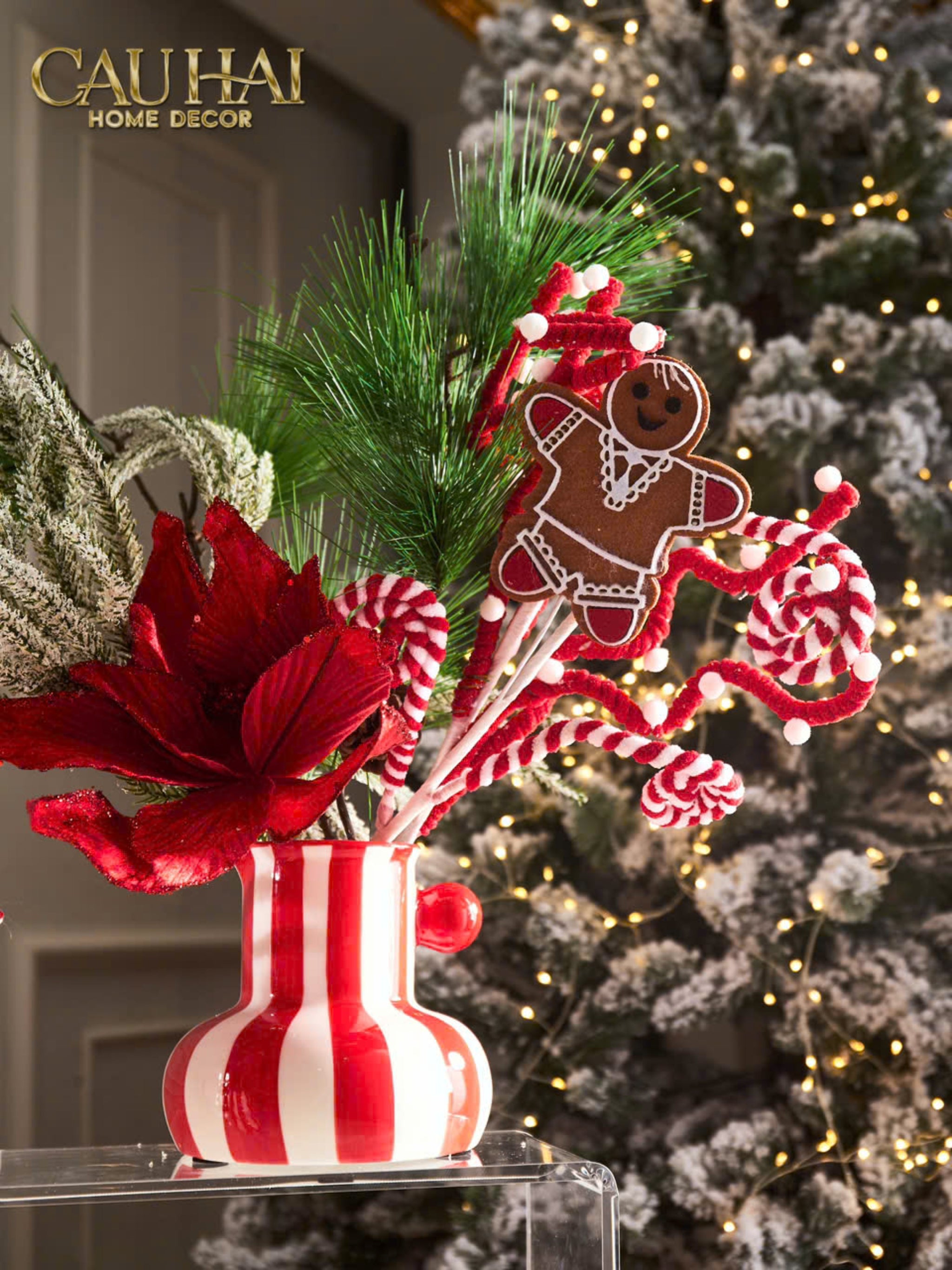 Tết Couture - Bình Hoa Petit Cherry Clowny H13 - CẬU HAI HOME DECOR