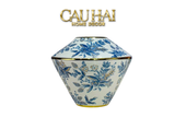 Tết Couture - Bộ Bình Hoa Indochine Thanh Hoa Cát Lợi Tường Hoà Indigo Porcelain Vases - CẬU HAI HOME DECOR