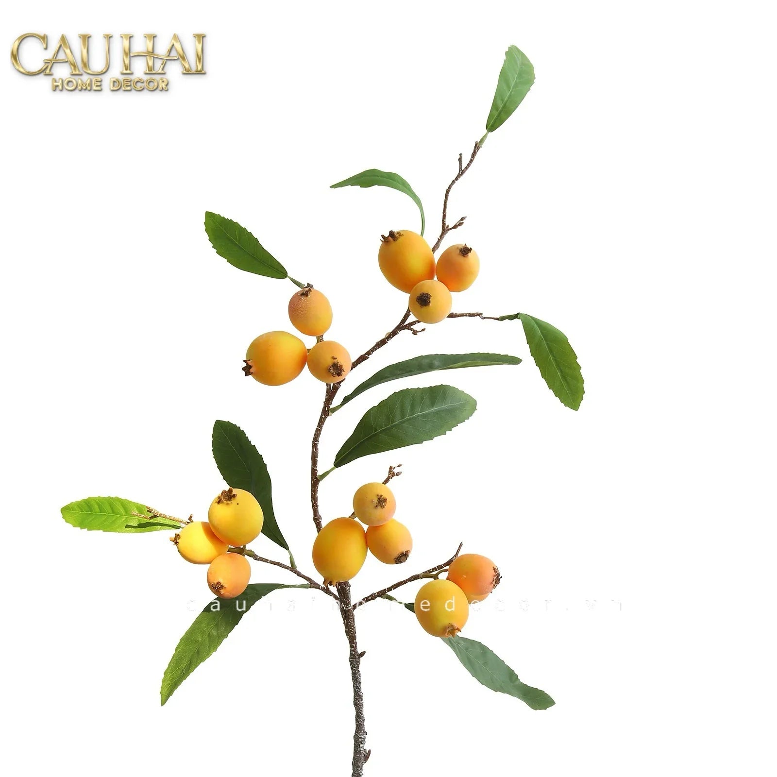 Tết Couture - Cành Hồng Bì 105CM-CẬU HAI HOME DECOR