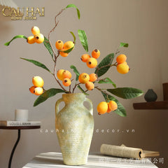 Tết Couture - Cành Hồng Bì 105CM-CẬU HAI HOME DECOR
