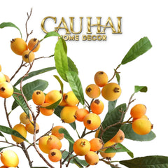 Tết Couture - Cành Hồng Bì 105CM-CẬU HAI HOME DECOR