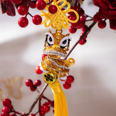 Tết Couture - Dây Treo Kỳ Lân Vàng-CẬU HAI HOME DECOR