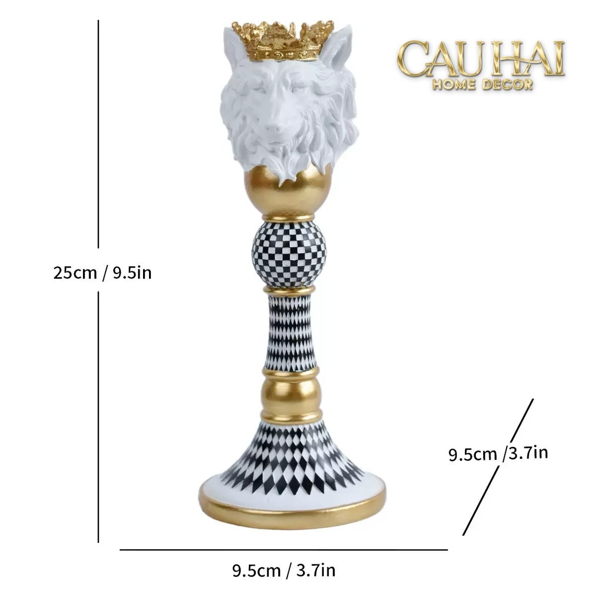 Tết Couture - Đế Nến Animalier Réflexion Candle Holder - CẬU HAI HOME DECOR