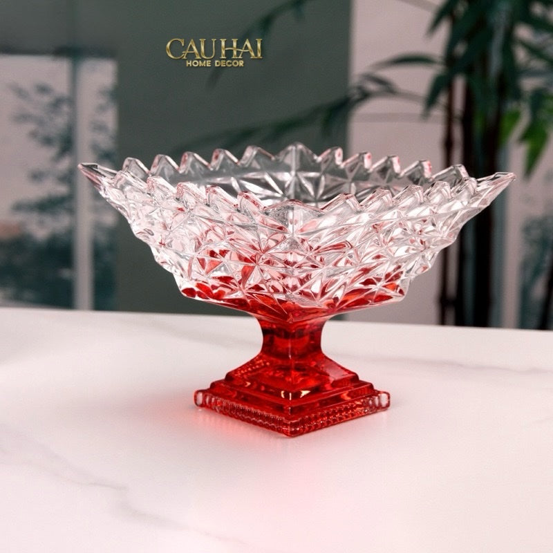 Tết Couture - Đĩa Thuỷ Tinh Icecream Tiny Plateau. - CẬU HAI HOME DECOR