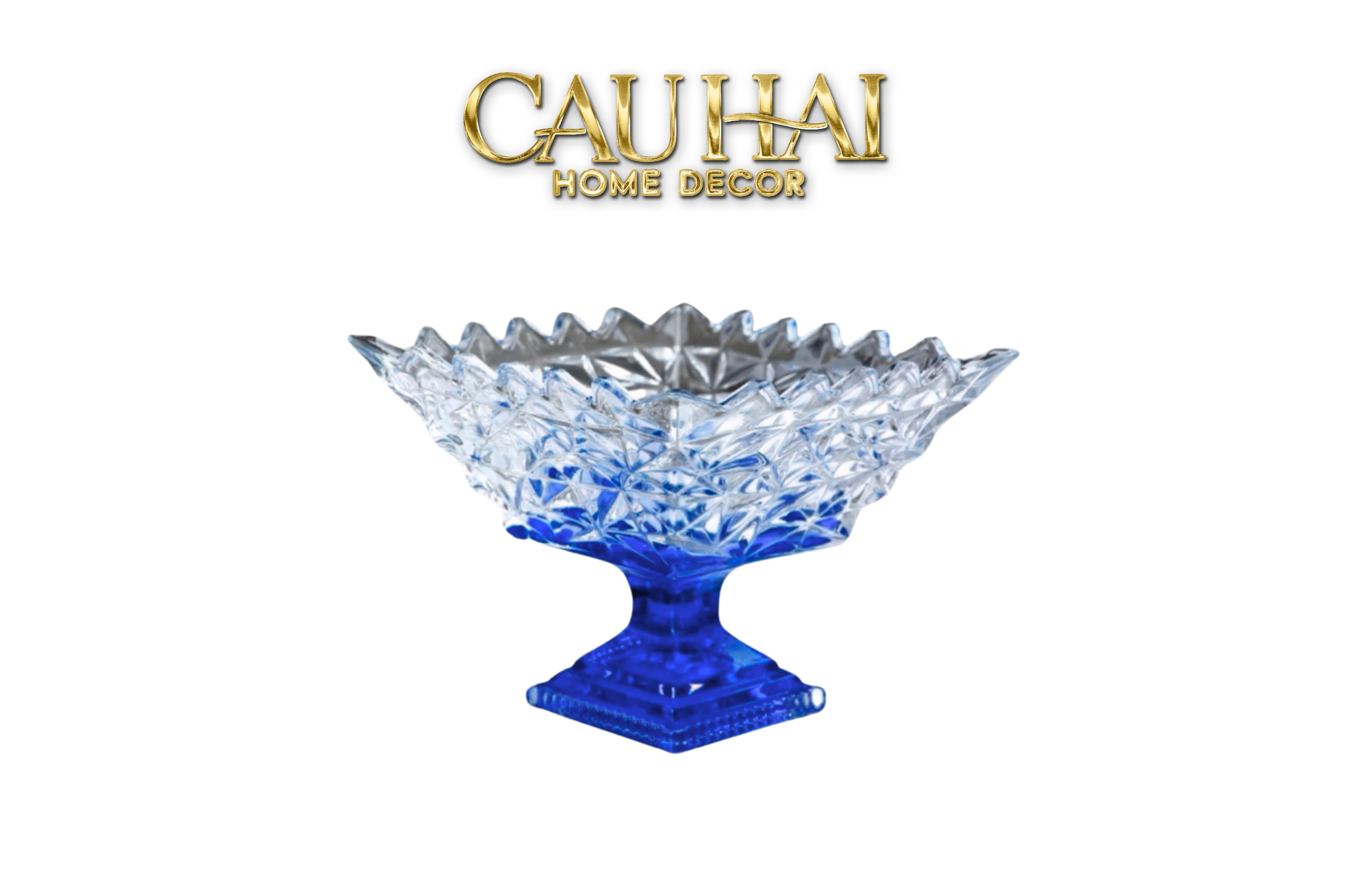 Tết Couture - Đĩa Thuỷ Tinh Icecream Tiny Plateau. - CẬU HAI HOME DECOR