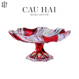 Tết Couture - Đĩa Trái Cây Ruby Crystal Crimson Peak Plateau - CẬU HAI HOME DECOR