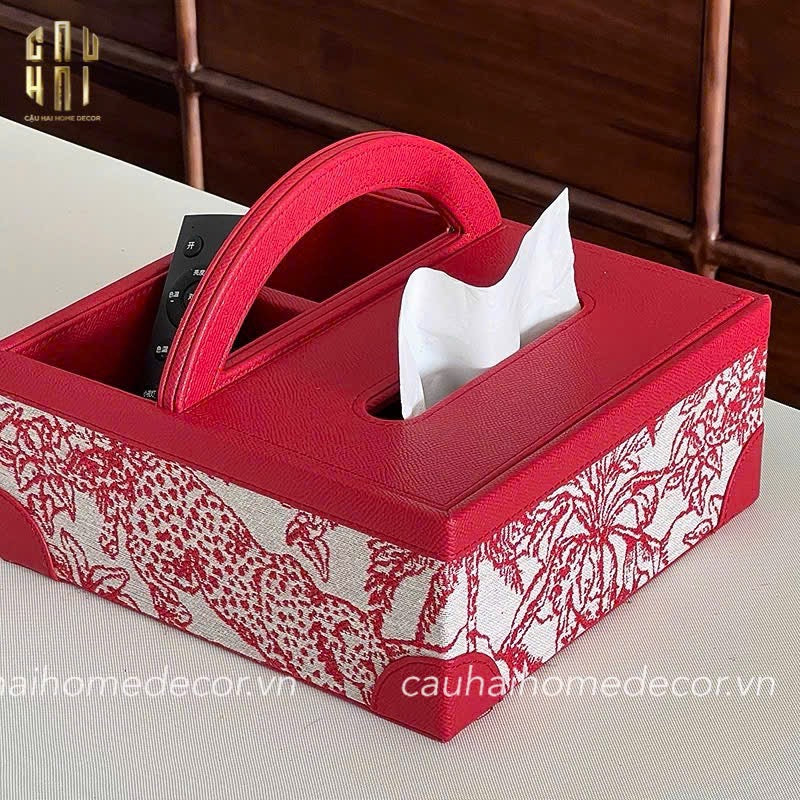 Tết Couture - Hộp Khăn Giấy Handy Multi Dious Crimson Peak - CẬU HAI HOME DECOR