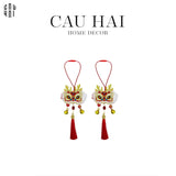 Tết Couture - Set 2 Dây Treo Lân May Mắn-Trang Trí Tết-CẬU HAI HOME DECOR