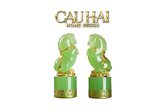 Tết Couture - Set 2 Tượng Lục Bảo Kim Mã 12.5cm Gift Box-CẬU HAI HOME DECOR