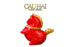 Tết Couture - Set 4 Tượng Ngựa Tứ Hỷ Silhouette du Bonheur Cheval-CẬU HAI HOME DECOR