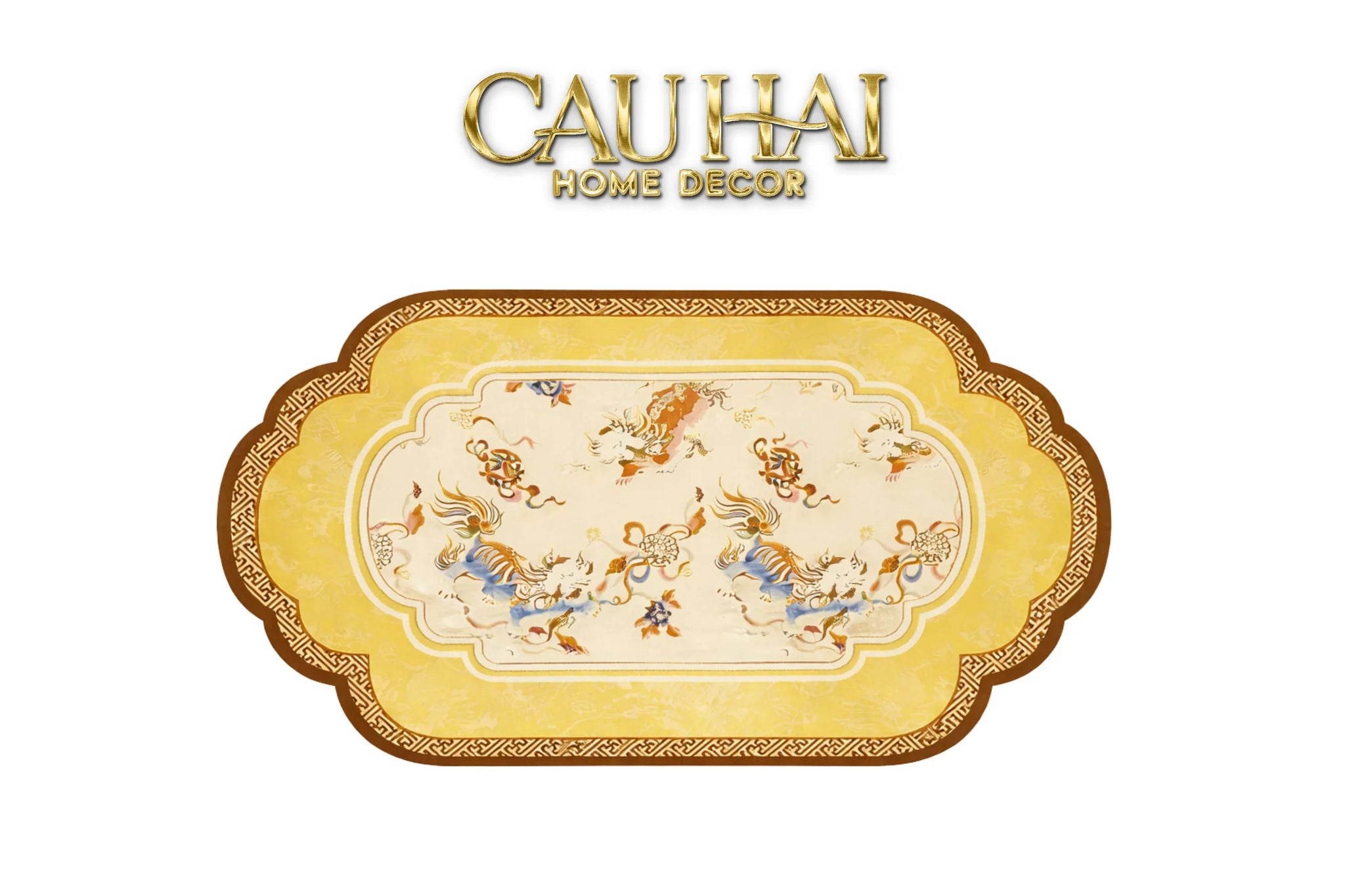 Tết Couture - Thảm Cửa Microfiber 50x75 - Kim Mai Uyển-CẬU HAI HOME DECOR