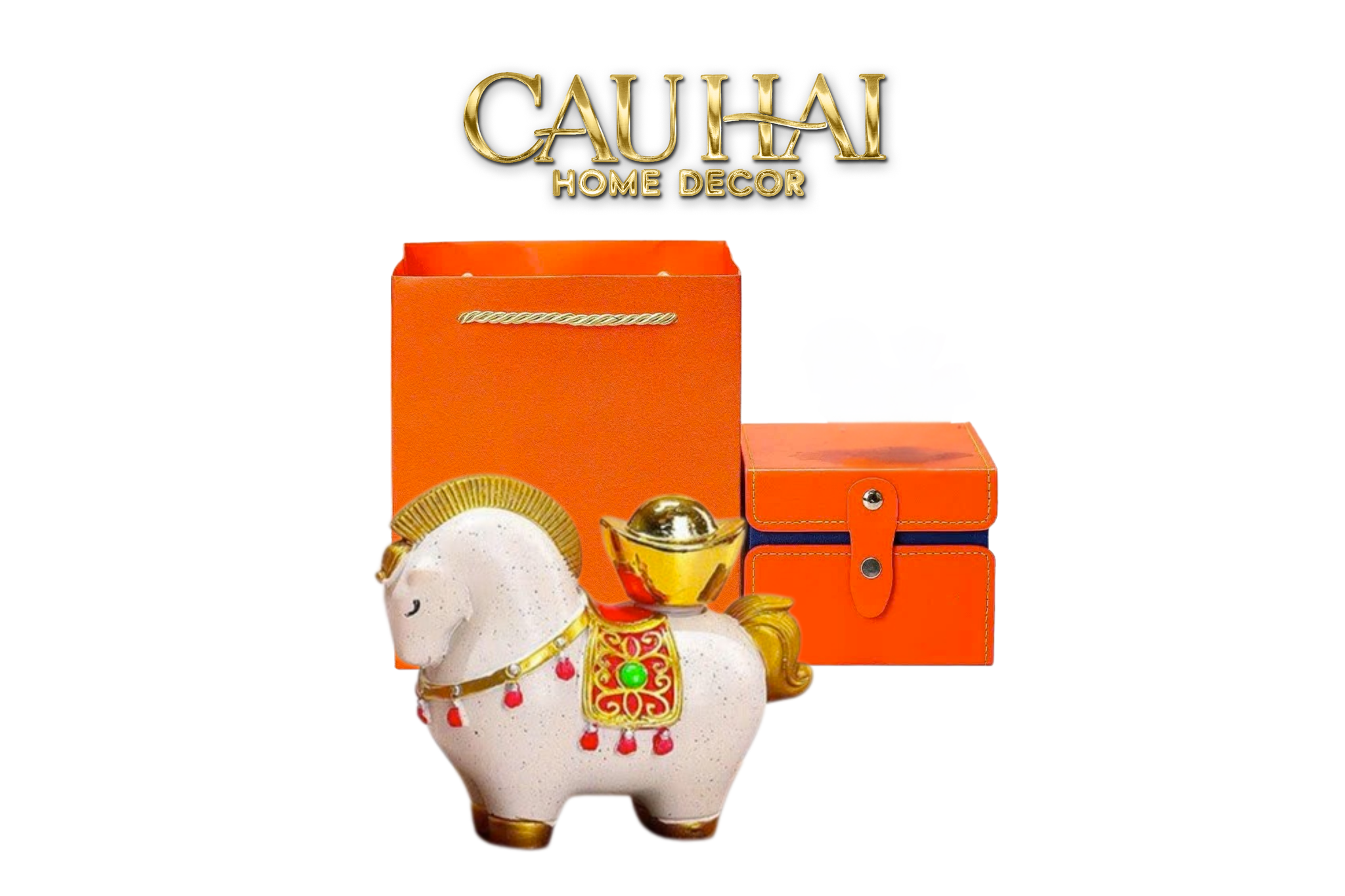 Tết Couture - Tượng Bạch Mã Cát Lợi Gift Box - CẬU HAI HOME DECOR