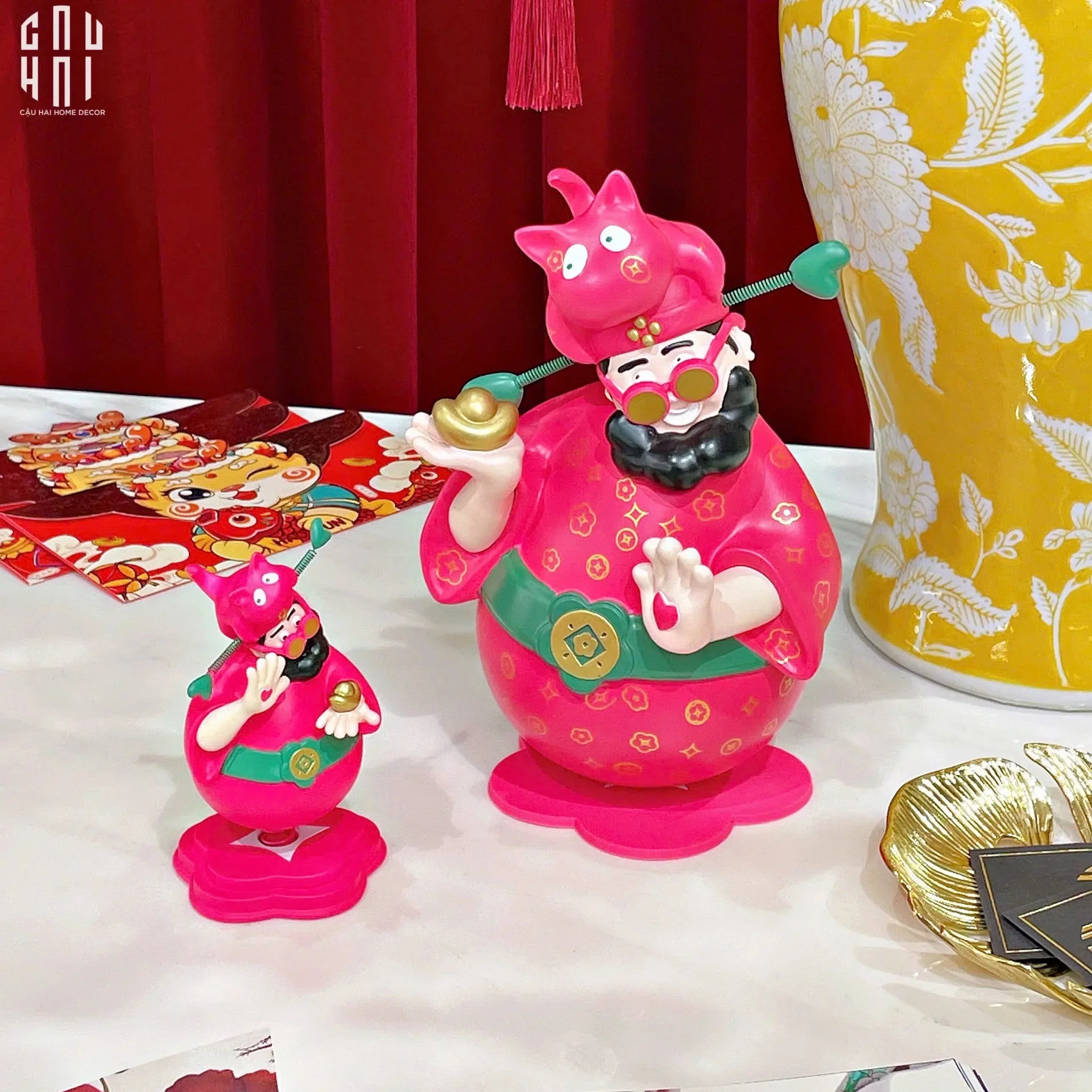 Tết Couture - Tượng Fabulous Money God H10/H20 - Prestige Class Collection Ss26-CẬU HAI HOME DECOR