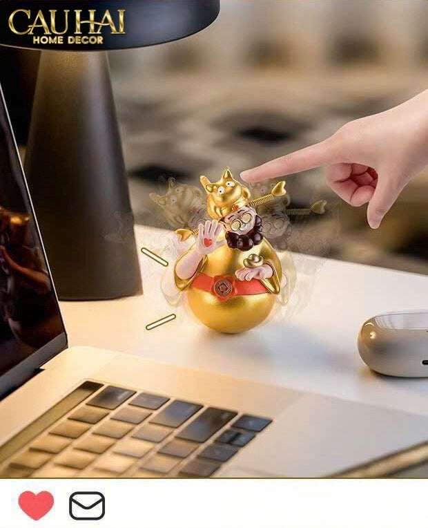 Tết Couture - Tượng Kim Thần Tài Hí Lộc - CẬU HAI HOME DECOR