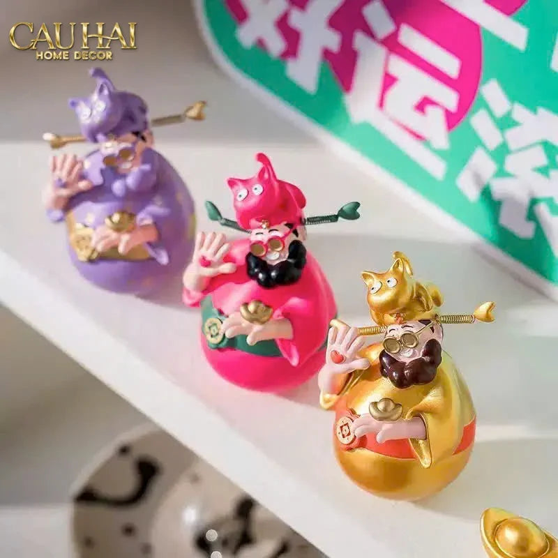 Tết Couture - Tượng Kim Thần Tài Hí Lộc-TƯỢNG TRANG TRÍ-Đối tác tại Trung Quốc theo từng đơn đặt hàng-CẬU HAI HOME DECOR