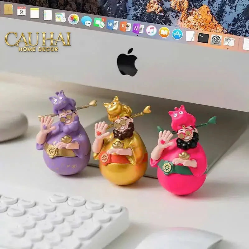 Tết Couture - Tượng Kim Thần Tài Hí Lộc-TƯỢNG TRANG TRÍ-Đối tác tại Trung Quốc theo từng đơn đặt hàng-CẬU HAI HOME DECOR