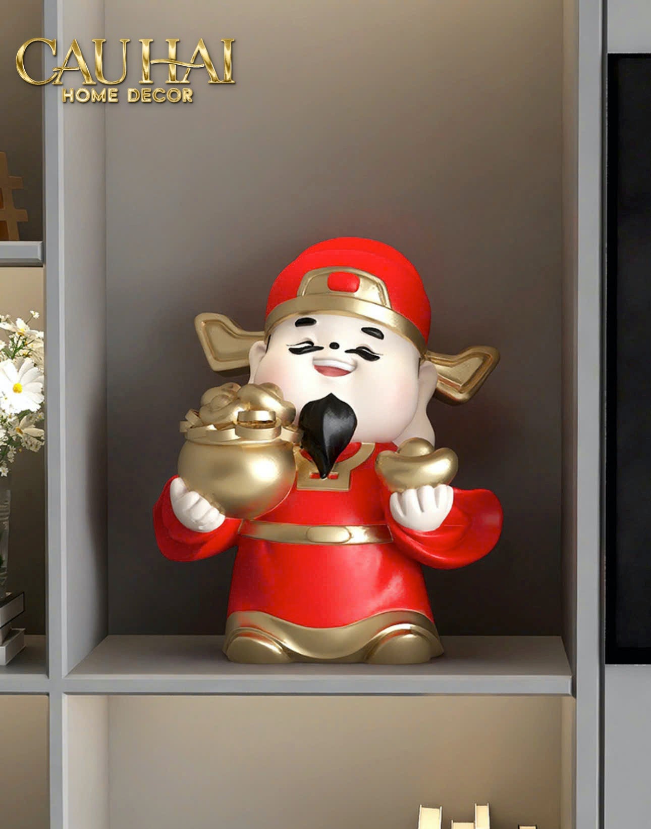 Tết Couture - Tượng Thần Tài Kim Tinh Tụ Bảo - CẬU HAI HOME DECOR