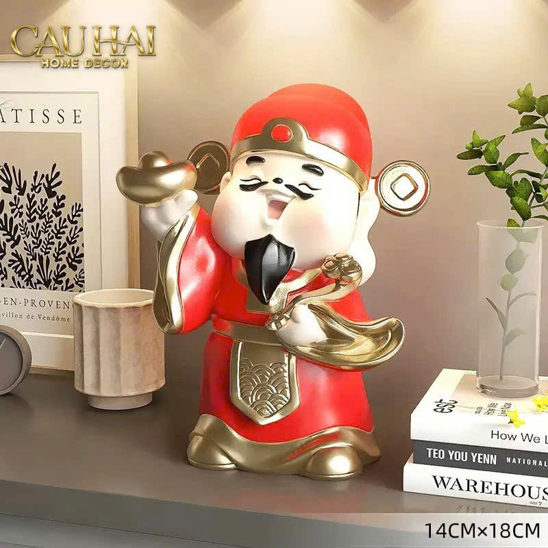 Tết Couture - Tượng Thần Tài Kim Tinh Tụ Bảo - CẬU HAI HOME DECOR