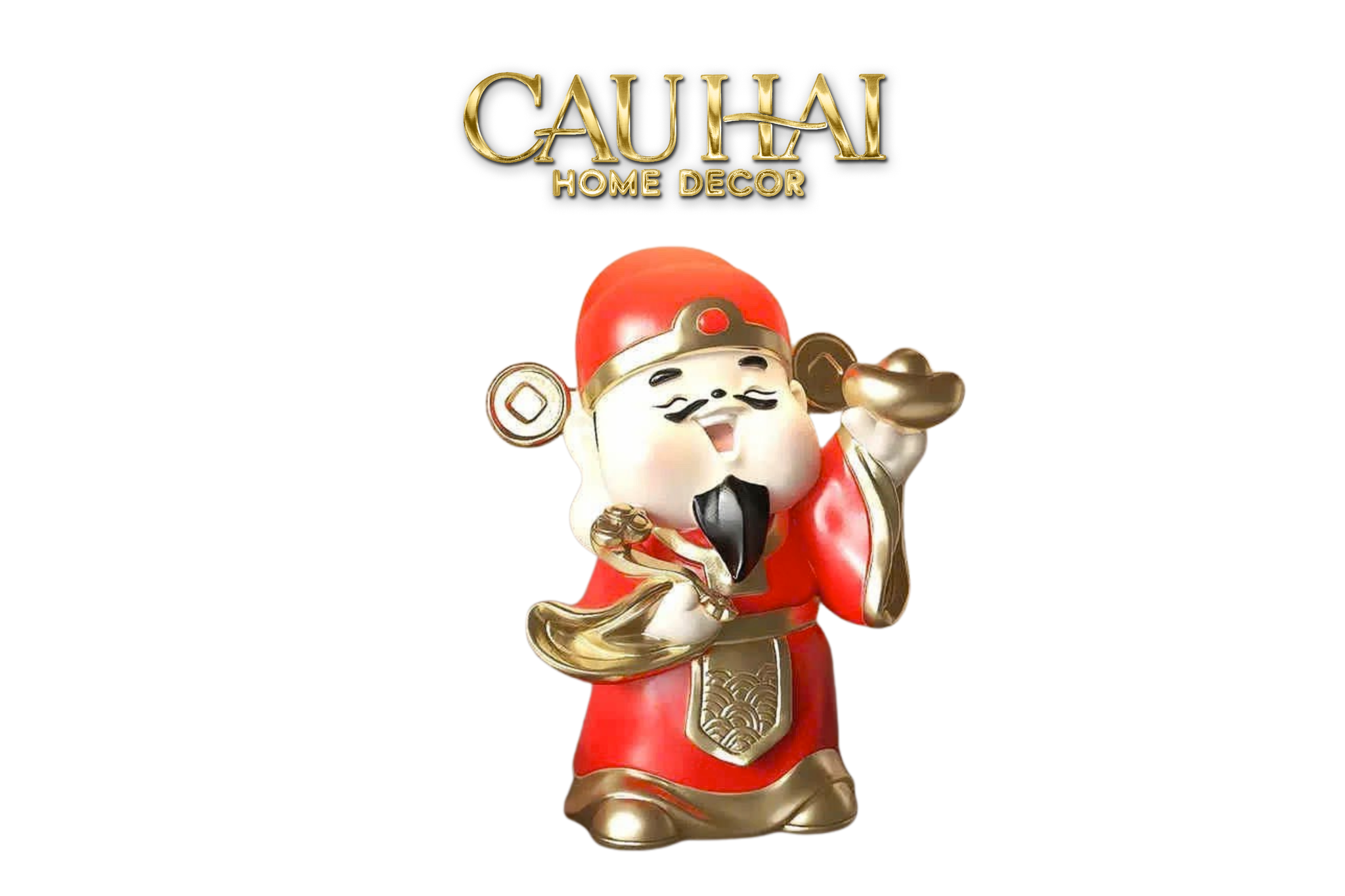 Tết Couture - Tượng Thần Tài Kim Tinh Tụ Bảo - CẬU HAI HOME DECOR