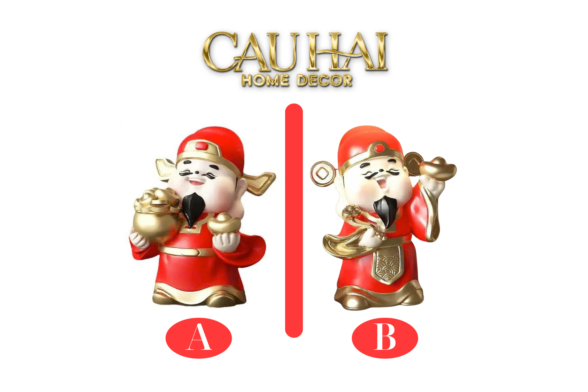 Tết Couture - Tượng Thần Tài Kim Tinh Tụ Bảo - CẬU HAI HOME DECOR