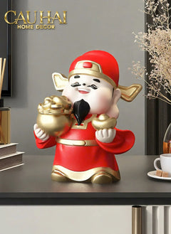 Tết Couture - Tượng Thần Tài Kim Tinh Tụ Bảo-CẬU HAI HOME DECOR