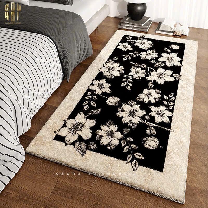 THẢM BED DỆT KIM 60X160 NOCTURNE FLORALE-CẬU HAI HOME DECOR