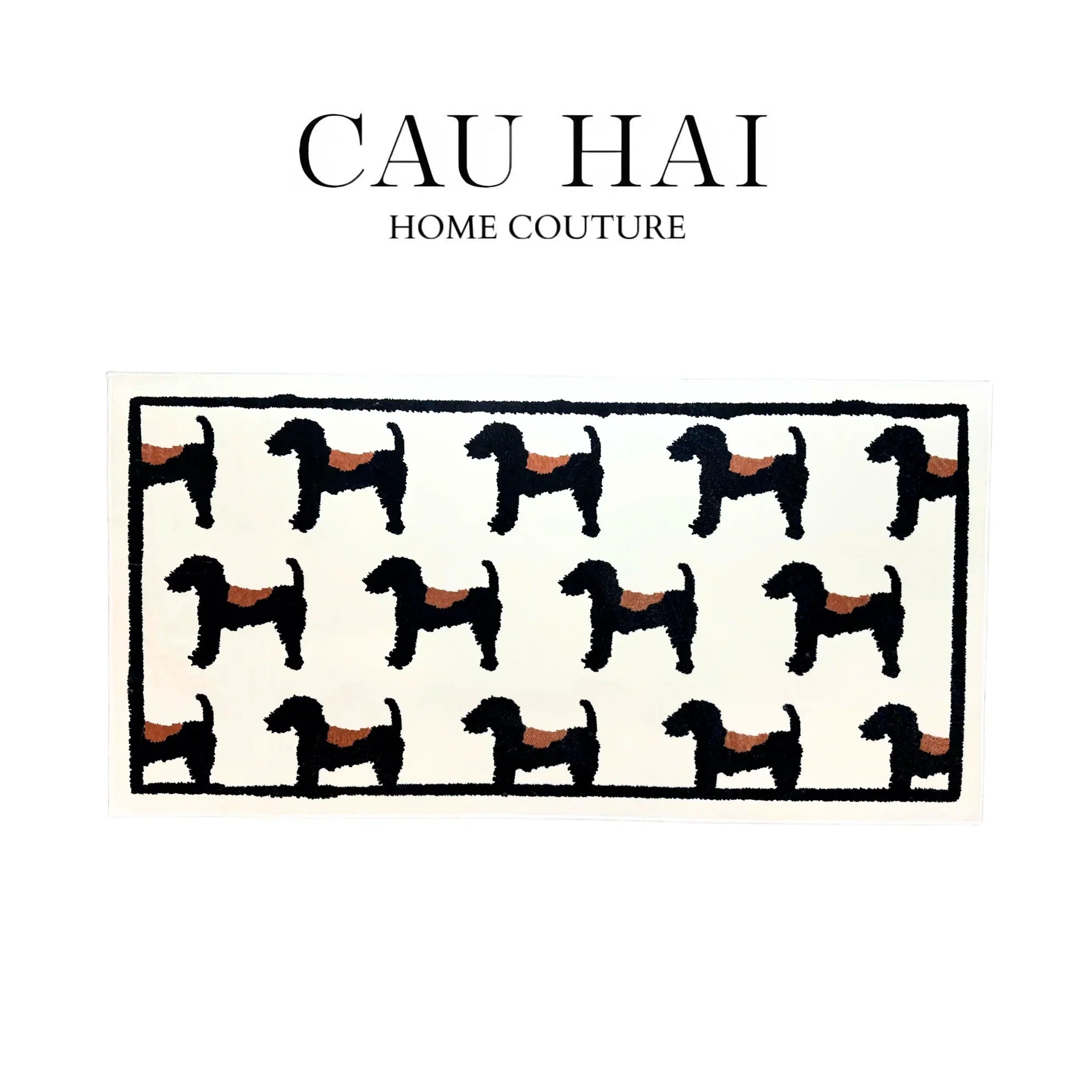 THẢM BED DỆT KIM 80X160 - NOBLE CANICHE - BED CARPET-CẬU HAI HOME DECOR