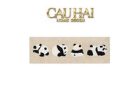 Thảm Bed Dệt Kim 80X160 - Panda Parade-CẬU HAI HOME DECOR