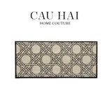 THẢM BED LEN 60x160 CANNAGE D.O IVORY-CẬU HAI HOME DECOR