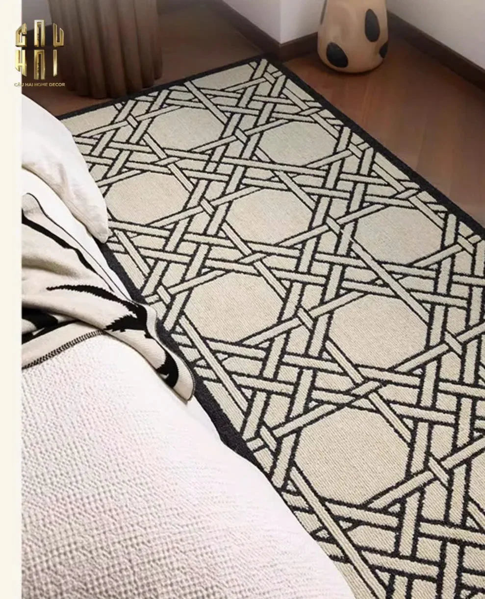 THẢM BED LEN 60x160 CANNAGE D.O IVORY-CẬU HAI HOME DECOR