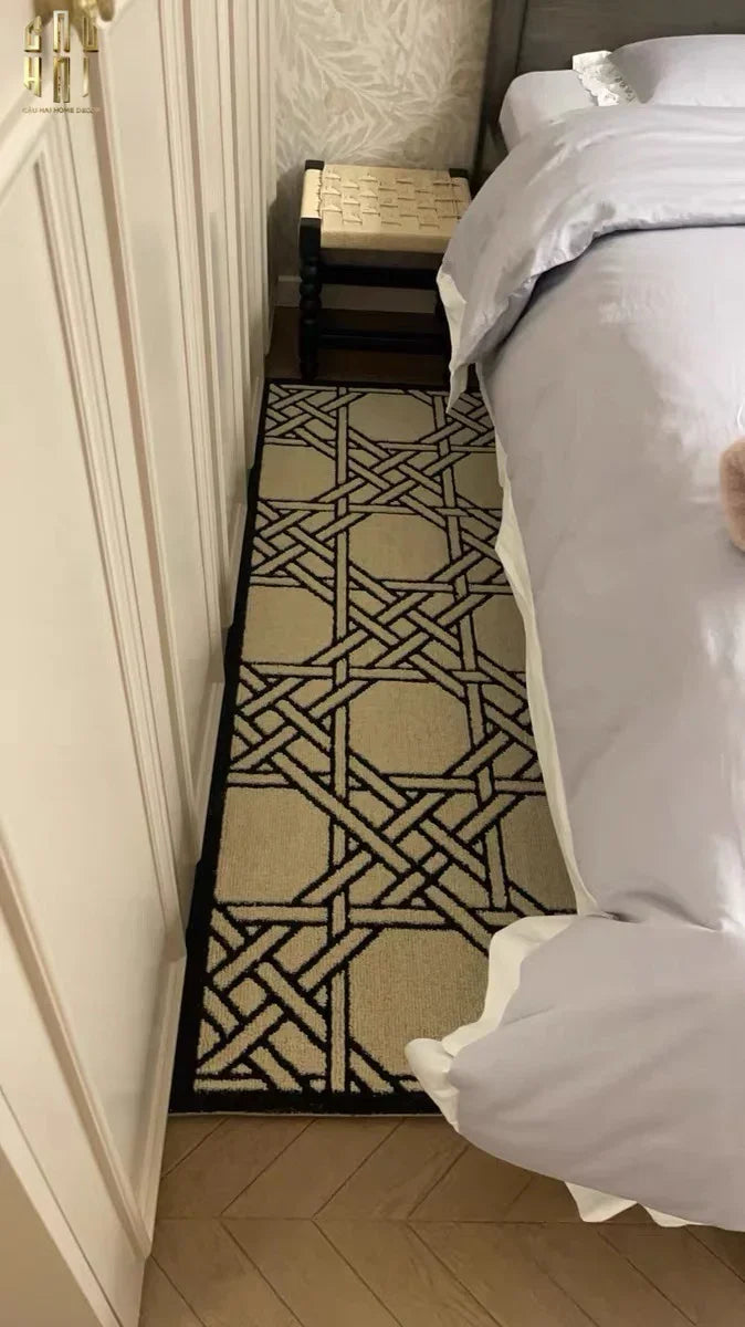 THẢM BED LEN 60x160 CANNAGE D.O IVORY-CẬU HAI HOME DECOR