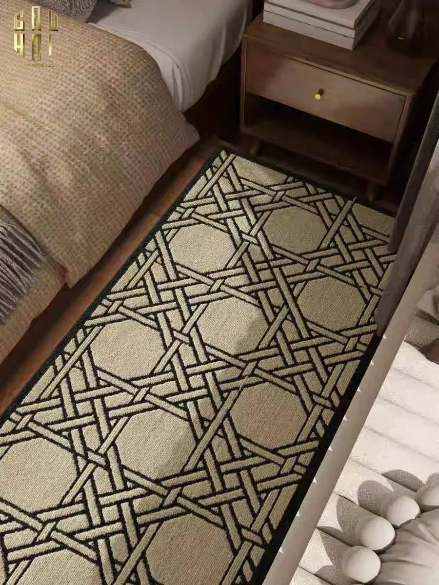 THẢM BED LEN 60x160 CANNAGE D.O IVORY-CẬU HAI HOME DECOR