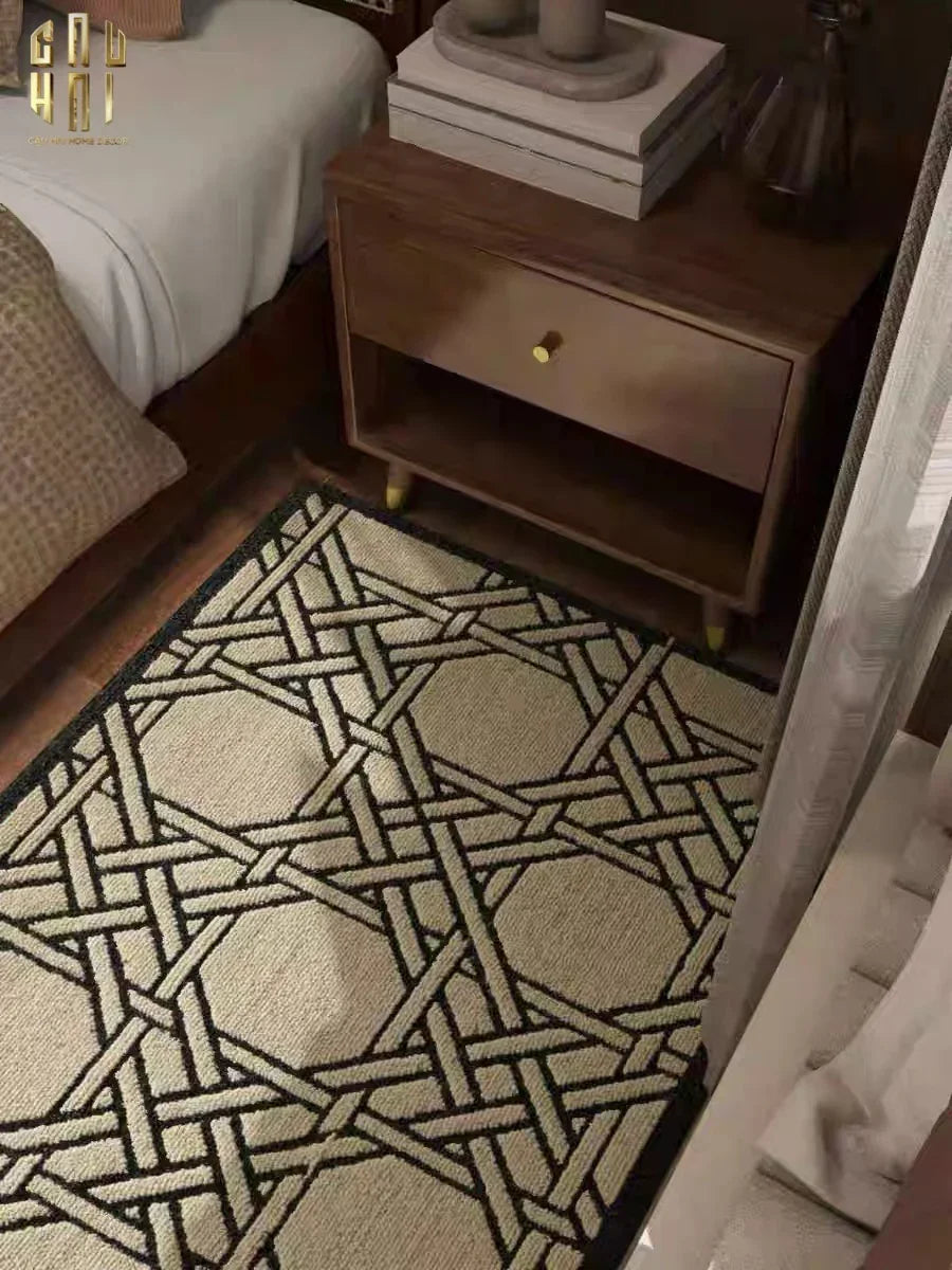 THẢM BED LEN 60x160 CANNAGE D.O IVORY-CẬU HAI HOME DECOR