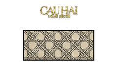 Thảm Bed Len Đan Sợi Vòng 60X160 Cannage D.O D'Ivoire-CẬU HAI HOME DECOR