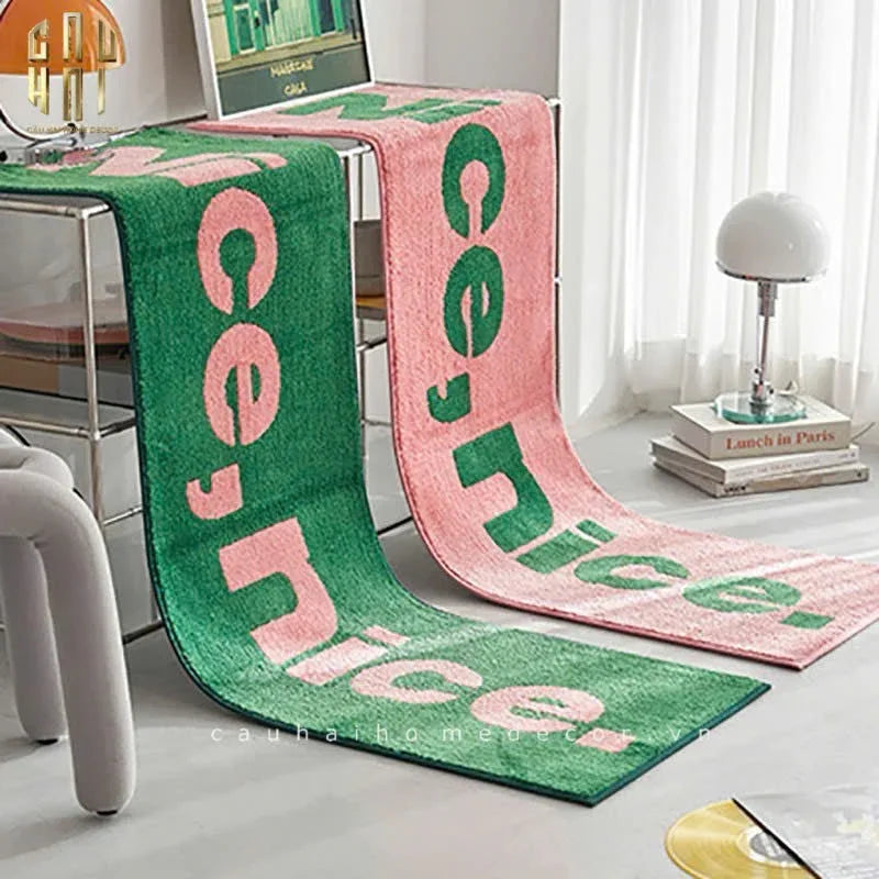 THẢM BED LÔNG DỆT 50X160 - NICE & NICE-CẬU HAI HOME DECOR