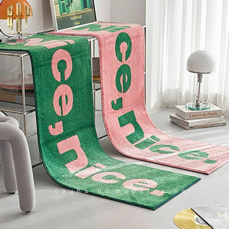 THẢM BED LÔNG DỆT 50X160 - NICE & NICE-CẬU HAI HOME DECOR