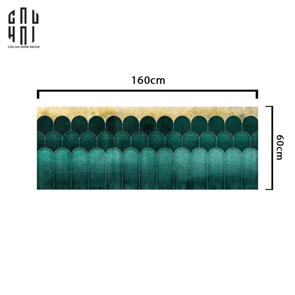 Thảm Bed Mist 60X160 Cm-CẬU HAI HOME DECOR