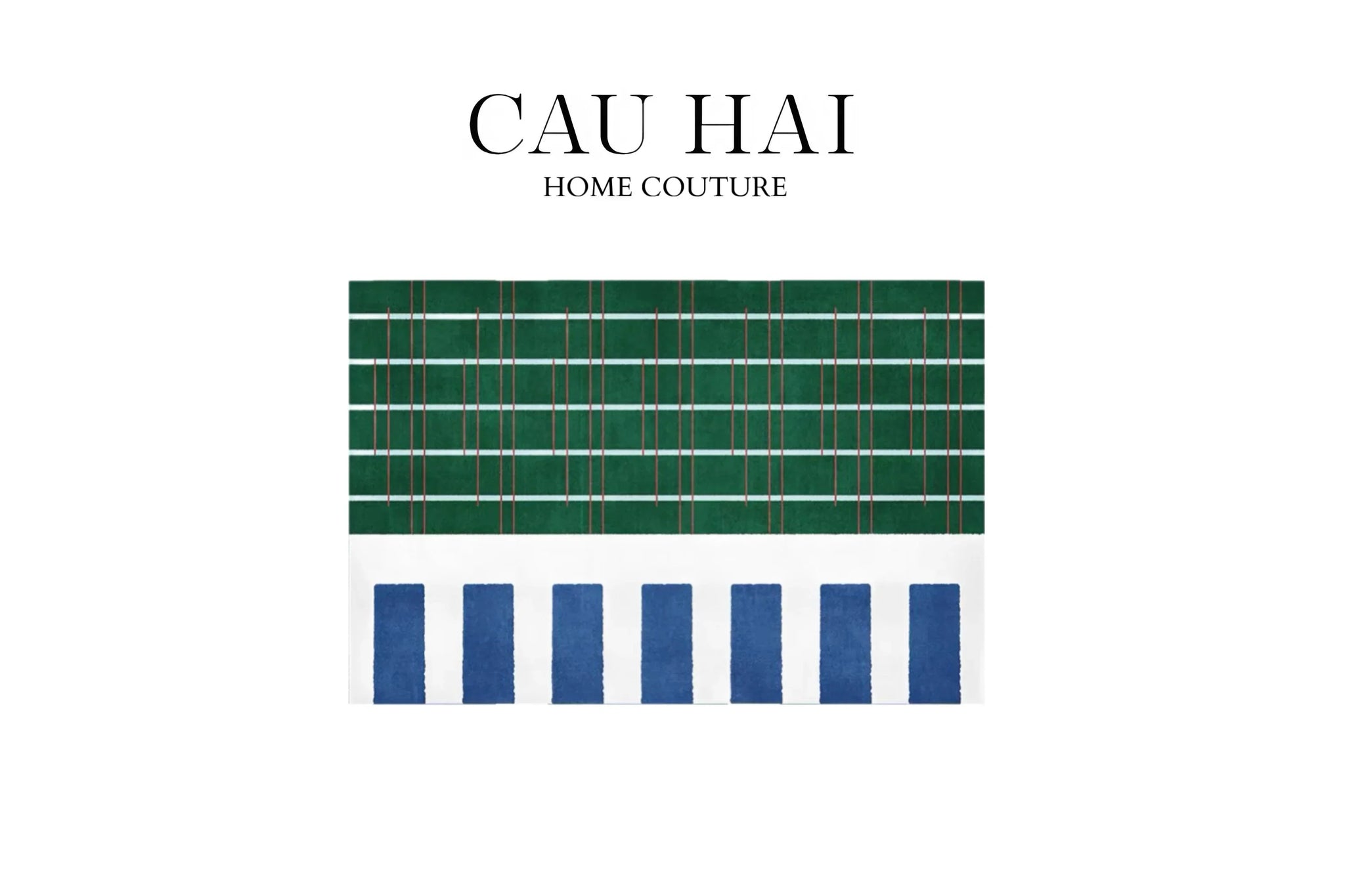 Thảm Bed Nhung Bỉ 80×160 - Emerald Sonata Keys-CẬU HAI HOME DECOR