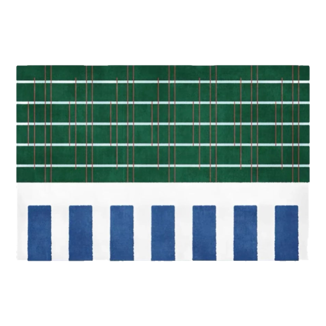 Belgian Velvet Bed Mat 80x160 - Emerald Sonata Keys