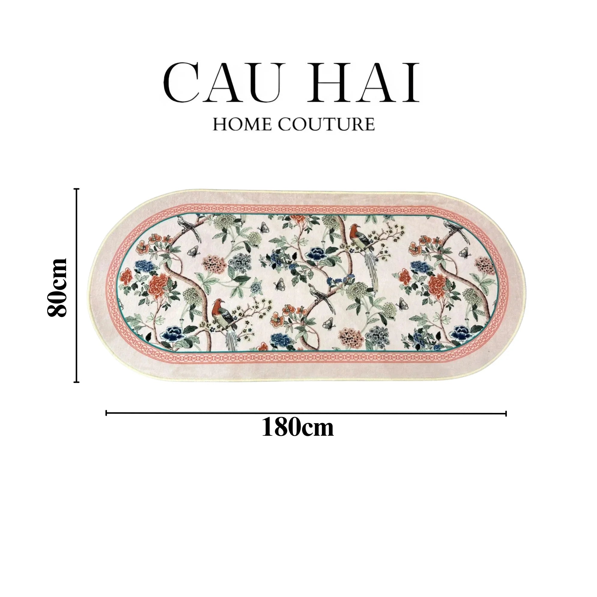 THẢM BED NHUNG BỈ 80X180 LA MUSE-CẬU HAI HOME DECOR