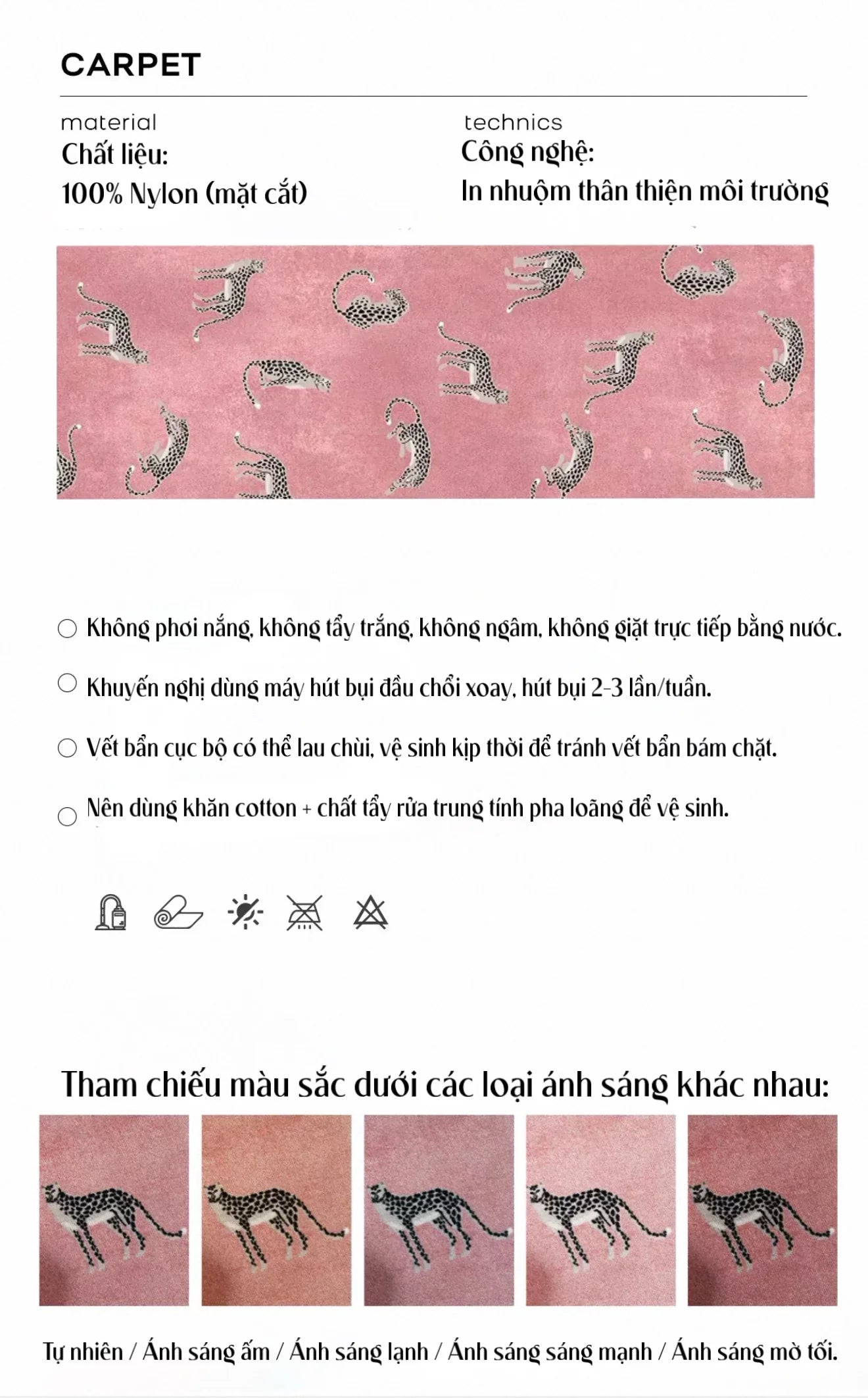 Thảm Bed Sợi Poly Plush™ 80X160 Pink Panther - CẬU HAI HOME DECOR